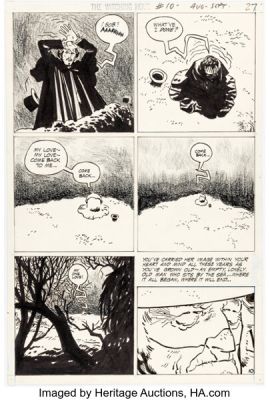 Alex Toth The Witching Hour #10 "Hold Softly, Hand of Death!" Story Page 10 Original Art (DC, 1970).