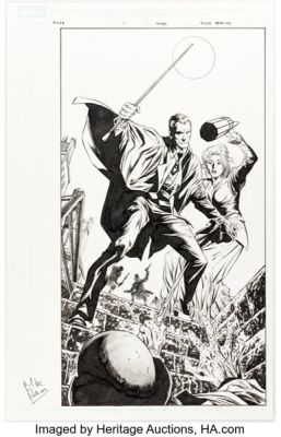 Jackson "Butch" Guice and Mike Perkins Ruse #1 Cover Original Art (Marvel/CrossGen, 2011).