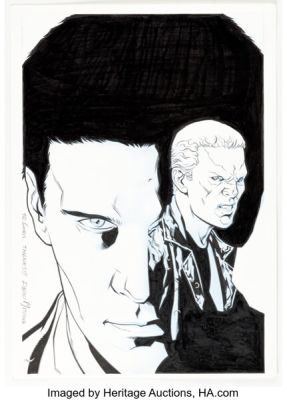David Messina Angel: Auld Lang Syne #1 Cover Original Art (IDW, 2006). | Heritage