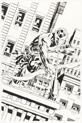 Mike McKone Tales of Suspense #57 Hawkeye Variant Cover Original Art (Marvel/VeVe, 2021). | Heritage