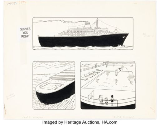 Al Jaffee - Miscellaneous Gag Illustrations Original Art Group of 9 (undated). (Total: 9 Original Art) | Heritage