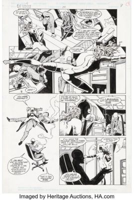 Jim Balent and Bob Smith Catwoman #20 Story Page 7 Original Art (DC, 1995). | Heritage