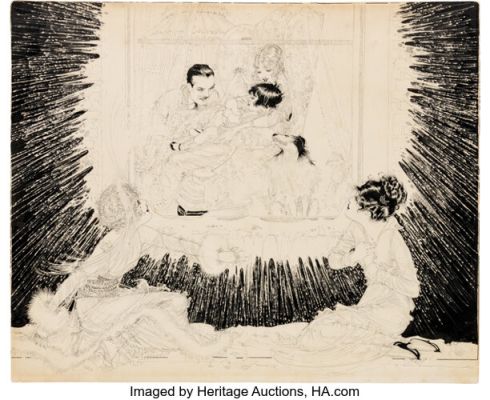 Nell Brinkley - Magazine Interior Illustration Original Art (Hurst Corporation, c. 1907-1910s). | Heritage