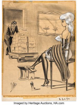 Bill Ward Humorama January 1962 Single Panel Gag Cartoon Illustration Original Art (Humorama, 1962). | Heritage