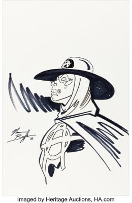 Norm Breyfogle - Anarky Sketch Original Art (2010).
