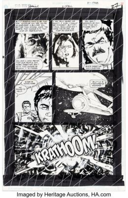 Chris Wozniak and Jeff Hollander Star Trek Special #2 Story Page 27 Original Art (DC, 1995).