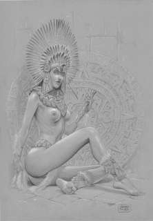 Pin Up - De Luca - original artwork - Page volante - (2019) | Catawiki