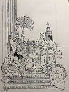 Alex, Alix - Originele cover  â€˜La trilogie Cleopatre’ - (2009) | Catawiki