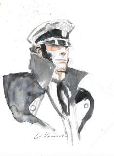 Luca Vannini - illustrazione originale "Corto Maltese" - Page volante | Catawiki