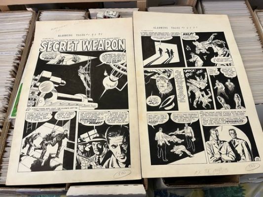 Alarming Tales #4 Golden Age Original Art Doug Wildey Horror Rare | eBay US