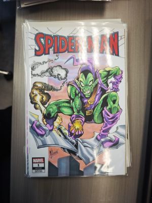 Bill Cao | Green Goblin Sketch Cover by Alonso | Raremarq (Buy It Now)