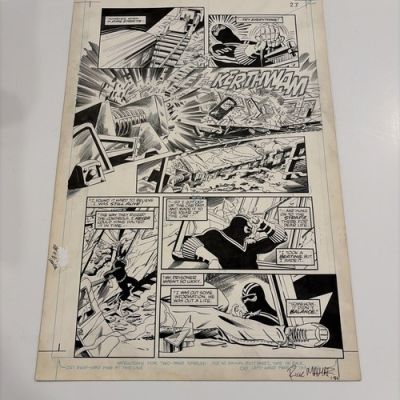 The Vigilante #16 Original Art Saviuk Magyar One Of A Kind | eBay US