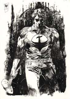 Zagor - V. Riccardi - illustrazione originale - Page volante | Catawiki