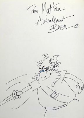 Bara Sigi Le Franc Dédicace... | Lot 27 - BARA Sigi le franc Dédicace originale sur l’album Sigi... | Vermot et Associés