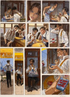 Jean-Pierre Gibrat (Né En 1954) | Lot 37 : Mattéo - Troisième époque (août 1936) | Huberty Breyne