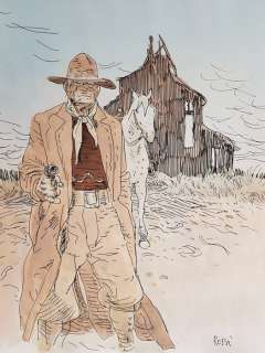 Rossi, Christian - Dessin original en couleur - Jim Cutlass | Catawiki