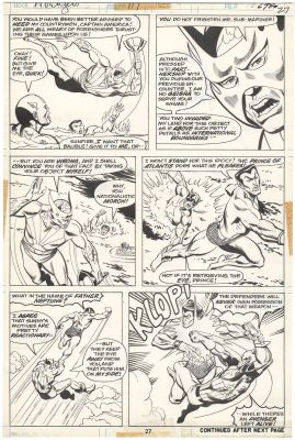 Bob Brown | Avengers #117 p27 (Awesome Battle!) | Nostalgic Investments