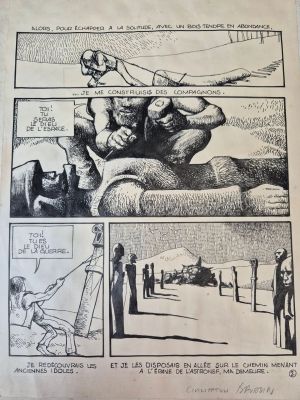 [Bd] Baudoin Edmond... | Lot 310 - [BD] BAUDOIN Edmond (né en 1942) Planche originale... | Nice Enchères