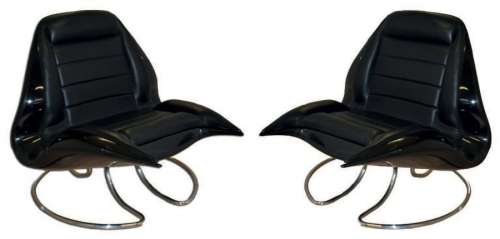 Colani, Luigi (Attribu ) | COLANI, LUIGI BATMAN Paire de fauteuils Batman. Coque en fibre de verr | Cornette de St Cyr