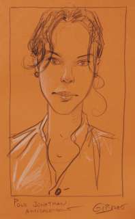 Gibrat | Mattéo, illustration au crayon gras et crayon bla… | Banque Dessinée