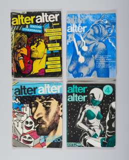 PAZIENZA ANDREA - Lot consisting of 4 issues of “Alter Alter” with interior drawings by Andrea Pazienza | Capitolium Art