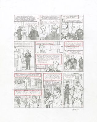 Antoine Aubin (Né... | Lot 6 - Antoine AUBIN (né en 1967) Blake et Mortimer - L’onde... | Tessier Sarrou