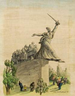 EDWARD SOREL. "Progress." [CARTOONS / CARICATURES] | Swann Galleries