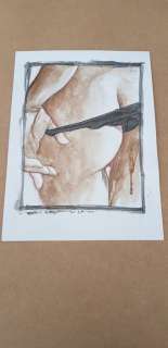 Sergio Bleda - Signed, Limited Edition - Black G-string - Signed | Catawiki