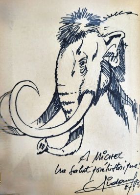 Aidans Edouard Tounga Rare... | Lot 4 - AIDANS Edouard Tounga Rare dédicace représentant un... | Vermot et Associés