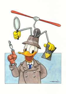 Jordi Juan Pujol (Spain, 1978) | Donald Duck as Inspector Gadget | Corner4art