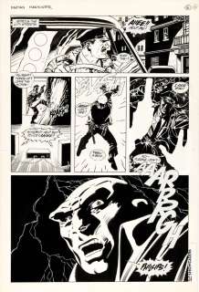 Eduardo Barreto | Página original Eduardo Barreto Showcase ’96 #9 Martian Manhunter Story Page 6 | Taj Mahal Cómics