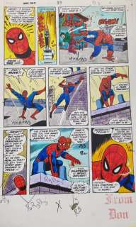 Don Warfield | Spider-Man – Marvel Team-Up #39 (1975) – Guía de colores original – Página 6 | Taj Mahal Cómics
