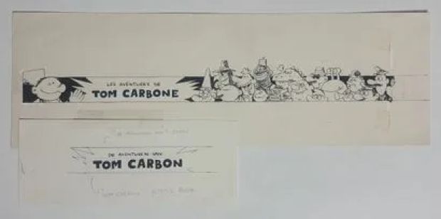 Cromheecke, Tom... | Lot 32 - Cromheecke, Tom Carbone, bande titre originale à l’encre... | Tessier Sarrou
