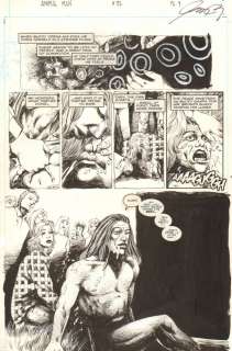 Fred Harper, Jason Temujin Minor - animal man #82 p. 4 - sandman-esque - 1995 signed