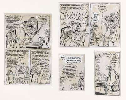 Philippe VUILLEMIN Né en 1958 Même l‘homme le plus courageux n‘est pas à l‘abri de la peur