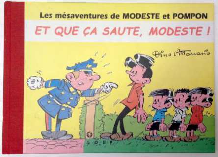 Attanasio | Attanasio Modeste Pompon dessin dédicace signé LOU | JeanMichel.net