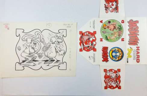 Benito Jacovitti - Illustrazioni Originali "Jacovitti Hard" + Copertina Portfolio - Loose page | Catawiki