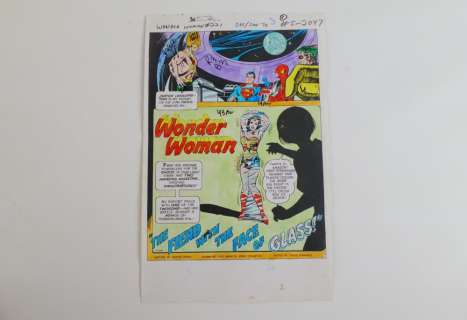 Wonder Woman #221 Original Comic Art | Bodnars Auction
