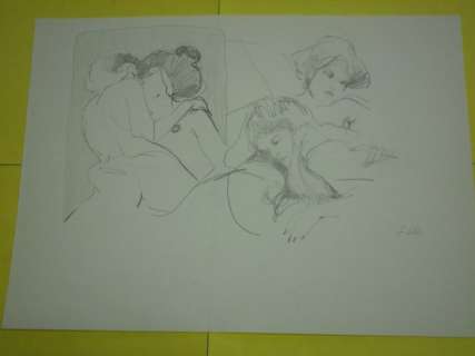 Leone Frollo - illustraz originale "Erotismo Artistico" firmata - Loose page - First edition - (1980) | Catawiki