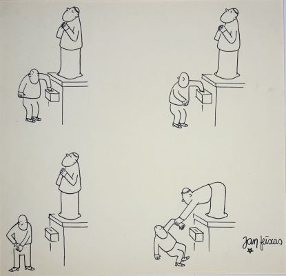 Feixas Jean. Sans... | Lot 38 - FEIXAS Jean. Sans légende. Dessin à l’encre noire... | Art Valorem