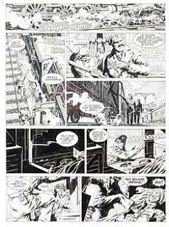 Mitton, Jean-Yves - Original page (p.3)  - De silence et de sang  - Les 7 piliers du chaos  - (1991)