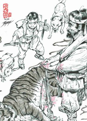 Cartoon Icons: Taz, Daffy, Muttley & Marvin | Corner4art