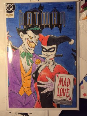 Hoodart01 | Batman Adventures Mad Love Sketch Cover | Raremarq (Buy It Now)