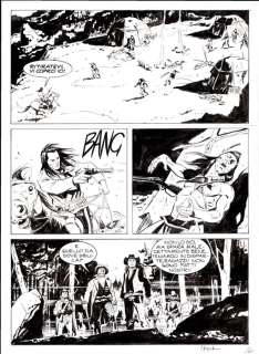 Magico Vento n. 92 - Tavola Originale "la carica dei bisonti" - Loose page - First edition - (2005) | Catawiki