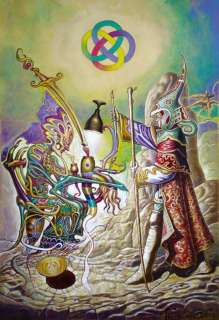 Luigi Di Giammarino - illustrazione originale inedita "Il Mago - Omaggio a Moebius" - Firmata - First edition - (2013) | Catawiki