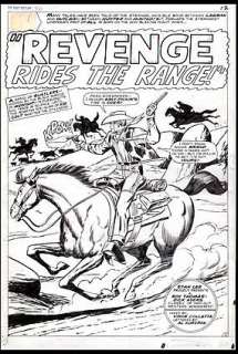 KID COLT OUTLAW Issue #136 Splash Page | ComicConnect