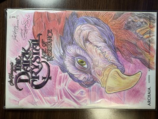 Guy Gilchrist - Dark Crystal Chamberlain Sketch Cover by Guy Gilchrist