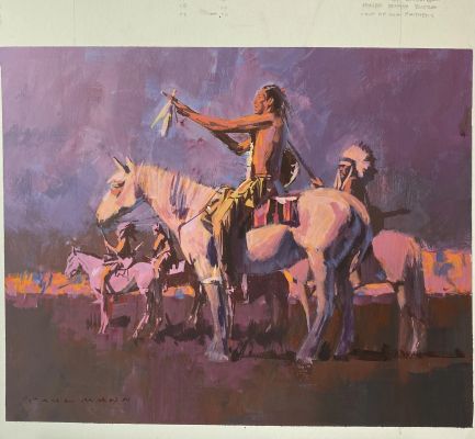 Paul Mann | Paul Mann Western Gallery Color Roughs 2004-2008 #36 | Galactic Gallery
