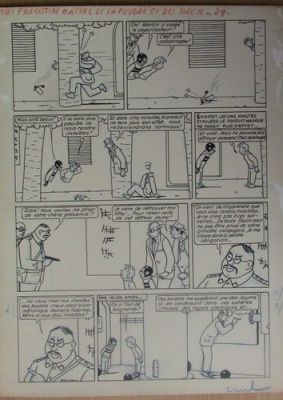 BIBI FRICOTIN ET LE SUPERTEMPOSTAT LACROIX PLANCHE ORIGINALE PAGE 29 | eBay Europe (Buy It Now)