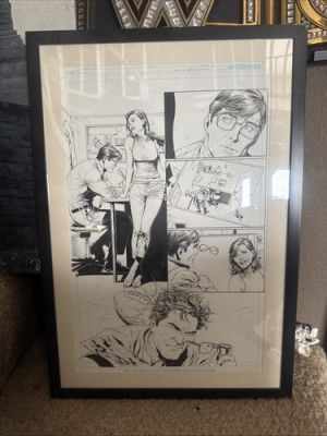 Action Comics #867 Original Comic Book Art Loius Clark Superman Football Frank | eBay US (Buy It Now)